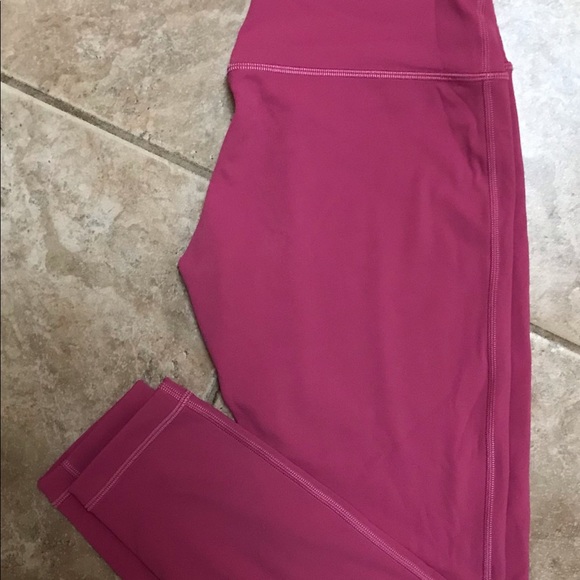 Lululemon Align Leggings, Size 6, Pink Lychee - Picture 4 of 6
